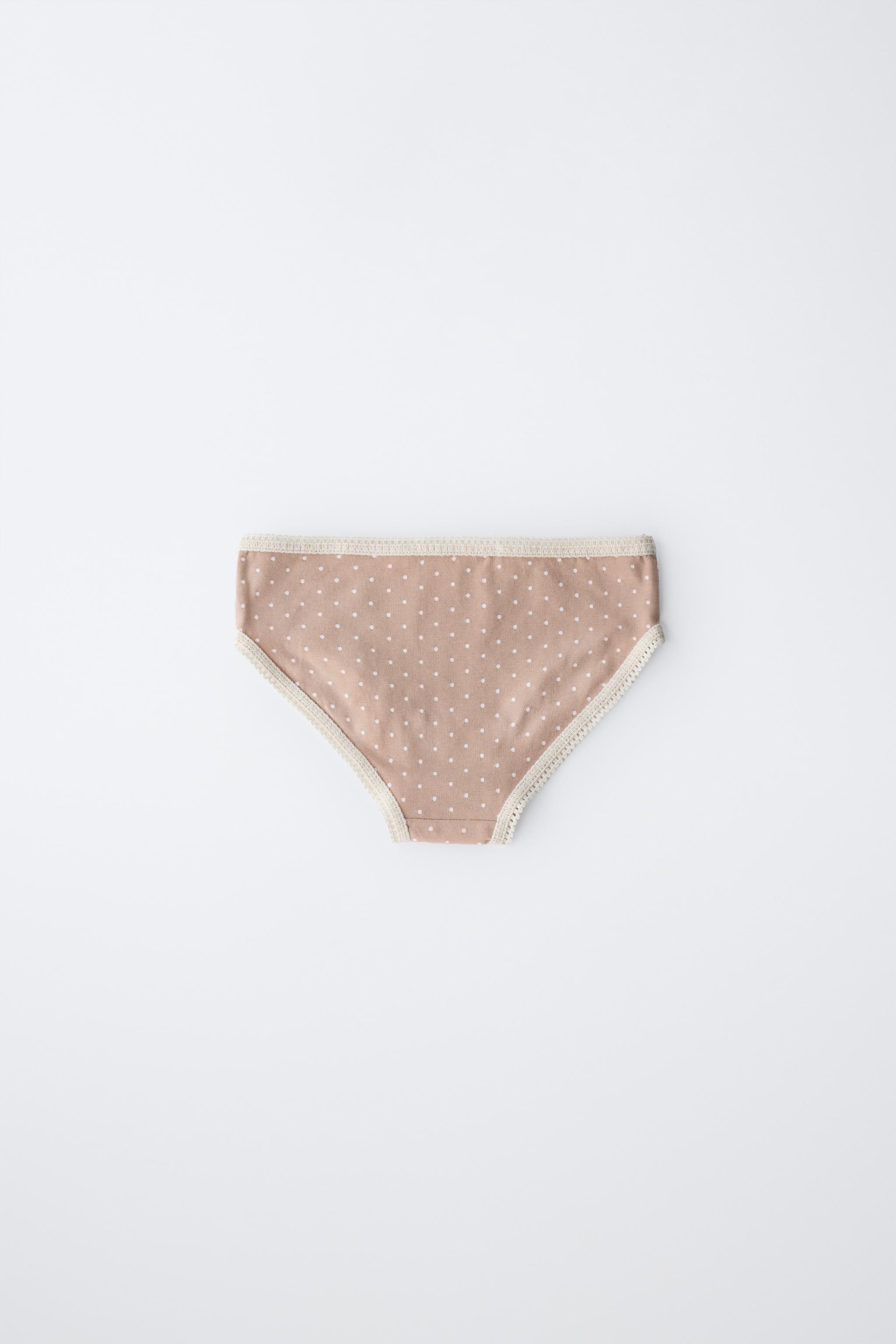 6- ANS/ LOT DE SIX CULOTTES À POIS